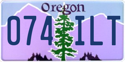 OR license plate 074ILT