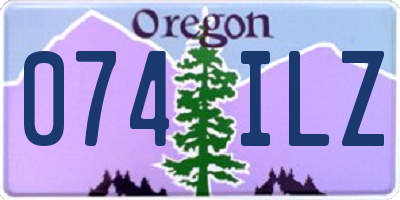 OR license plate 074ILZ
