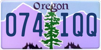 OR license plate 074IQQ