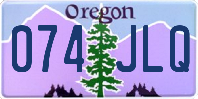 OR license plate 074JLQ