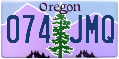 OR license plate 074JMQ