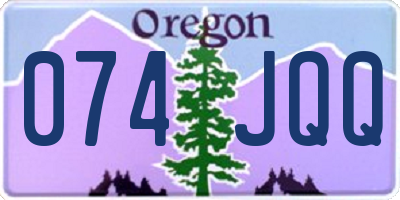 OR license plate 074JQQ