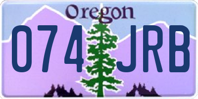 OR license plate 074JRB