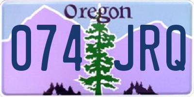 OR license plate 074JRQ