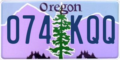 OR license plate 074KQQ