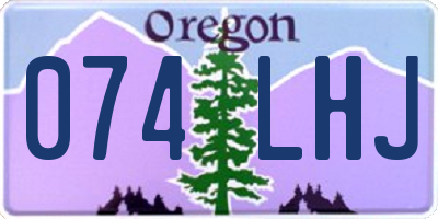 OR license plate 074LHJ