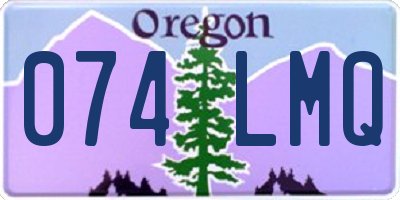 OR license plate 074LMQ
