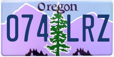 OR license plate 074LRZ