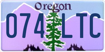 OR license plate 074LTC