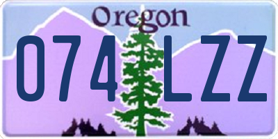 OR license plate 074LZZ