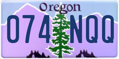 OR license plate 074NQQ
