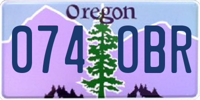 OR license plate 074OBR