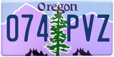 OR license plate 074PVZ