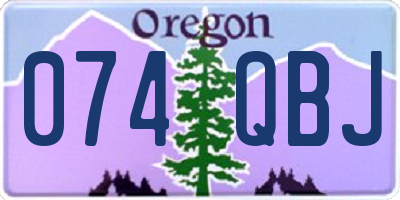 OR license plate 074QBJ