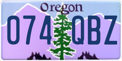OR license plate 074QBZ
