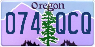 OR license plate 074QCQ