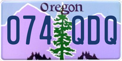 OR license plate 074QDQ