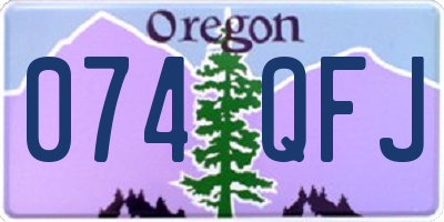 OR license plate 074QFJ