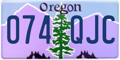OR license plate 074QJC