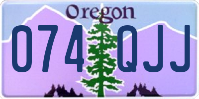OR license plate 074QJJ