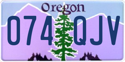 OR license plate 074QJV