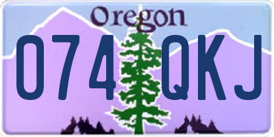 OR license plate 074QKJ