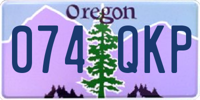 OR license plate 074QKP