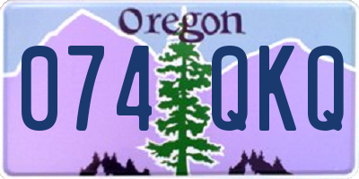OR license plate 074QKQ
