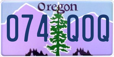 OR license plate 074QOQ
