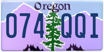 OR license plate 074QQI