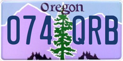 OR license plate 074QRB