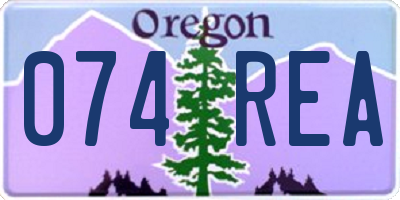 OR license plate 074REA