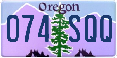 OR license plate 074SQQ