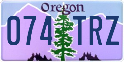 OR license plate 074TRZ