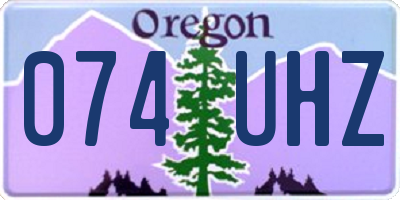 OR license plate 074UHZ
