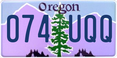 OR license plate 074UQQ
