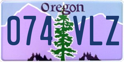 OR license plate 074VLZ