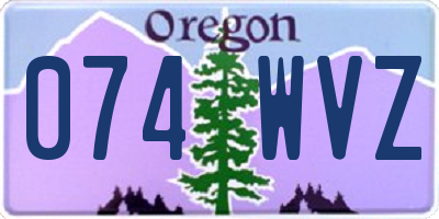 OR license plate 074WVZ