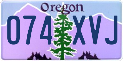 OR license plate 074XVJ