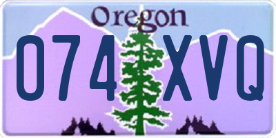 OR license plate 074XVQ
