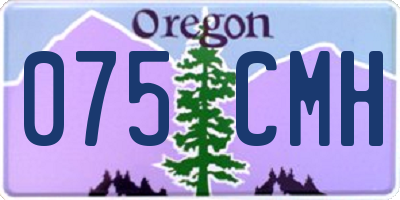 OR license plate 075CMH
