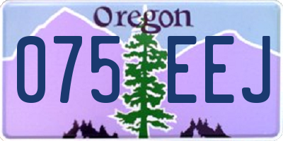 OR license plate 075EEJ