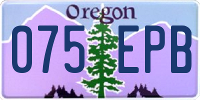 OR license plate 075EPB