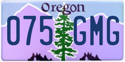 OR license plate 075GMG