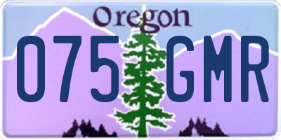 OR license plate 075GMR