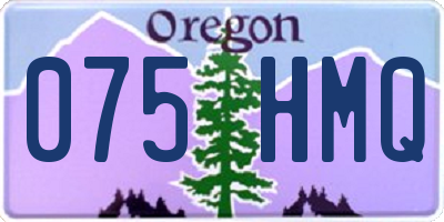 OR license plate 075HMQ