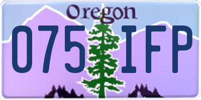 OR license plate 075IFP