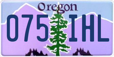 OR license plate 075IHL