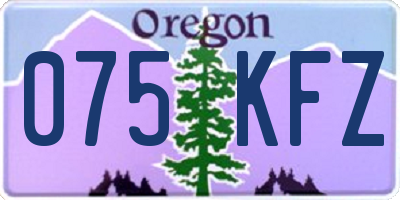 OR license plate 075KFZ