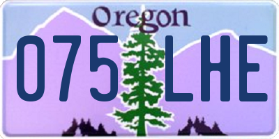 OR license plate 075LHE